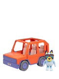 Bluey Buddies 4WD car and 8-inch plush - British product