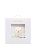 Purebaby baby gift set vanilla bear, UK version