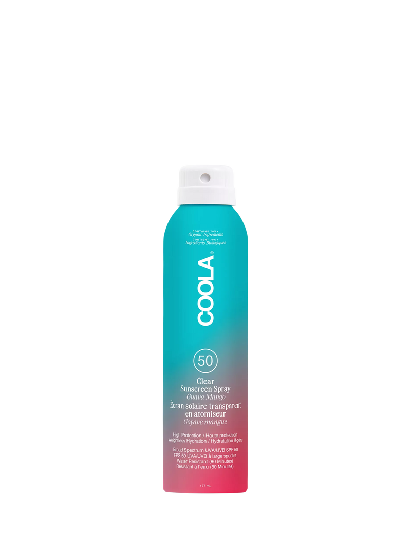 COOLA Clear Sunscreen Spray Guava Mango 177ml - British product