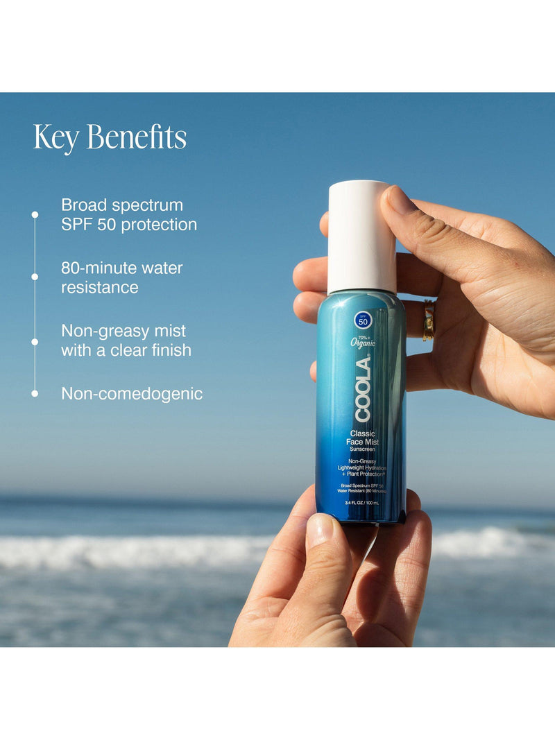 COOLA face sunscreen mist SPF 50 100ml - British product