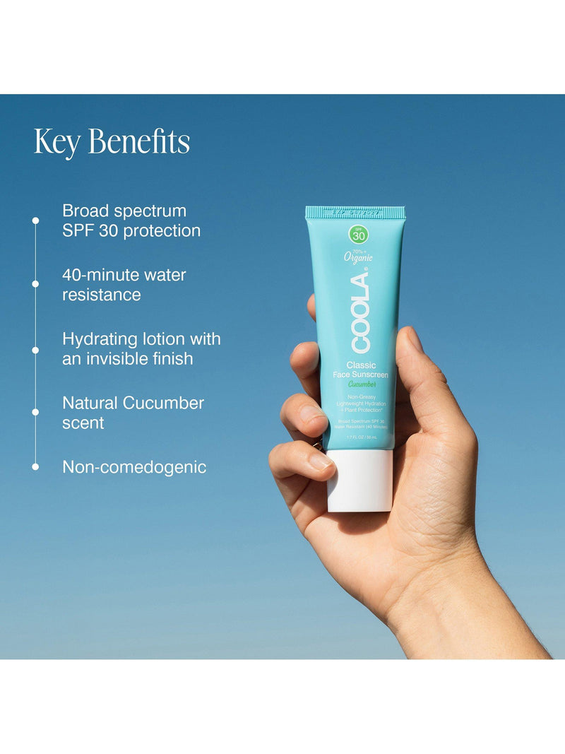 COOLA Face Lotion SPF 30 Cucumber 50ml - British product