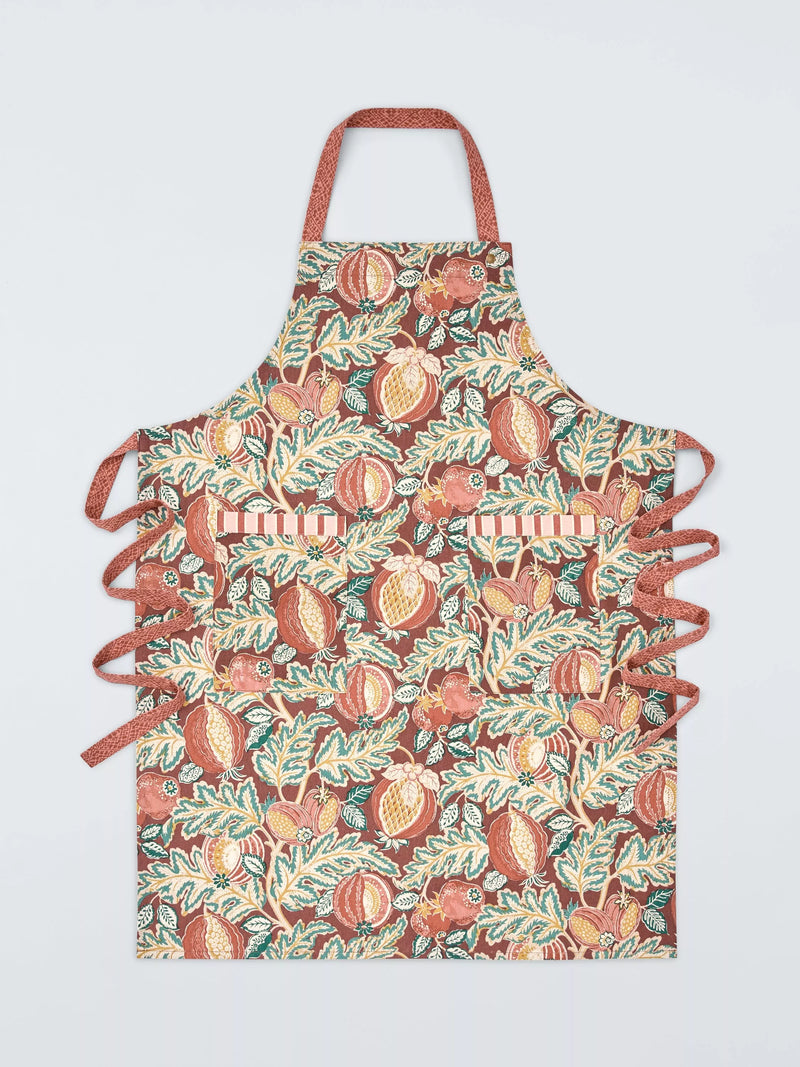 John Lewis Sanderson Cantaloupe kitchen apron 70x95cm, UK version