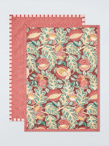John Lewis John Lewis x Sanderson Cantaloupe & Pinjara Trellis Cotton Tea Towels, Set of 2- Buy online at McGrocer