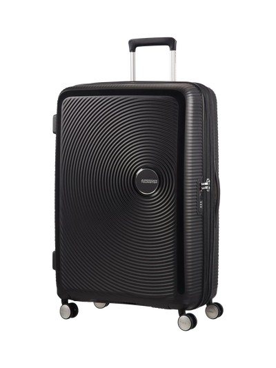 John Lewis American Tourister Soundbox 4-Wheel Spinner Expandable Large Suitcase 77cm- Buy online at McGrocer