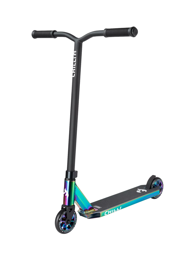 Micro Scooters Chilli stunt scooter Oil Slick Neochrome, imported from the UK
