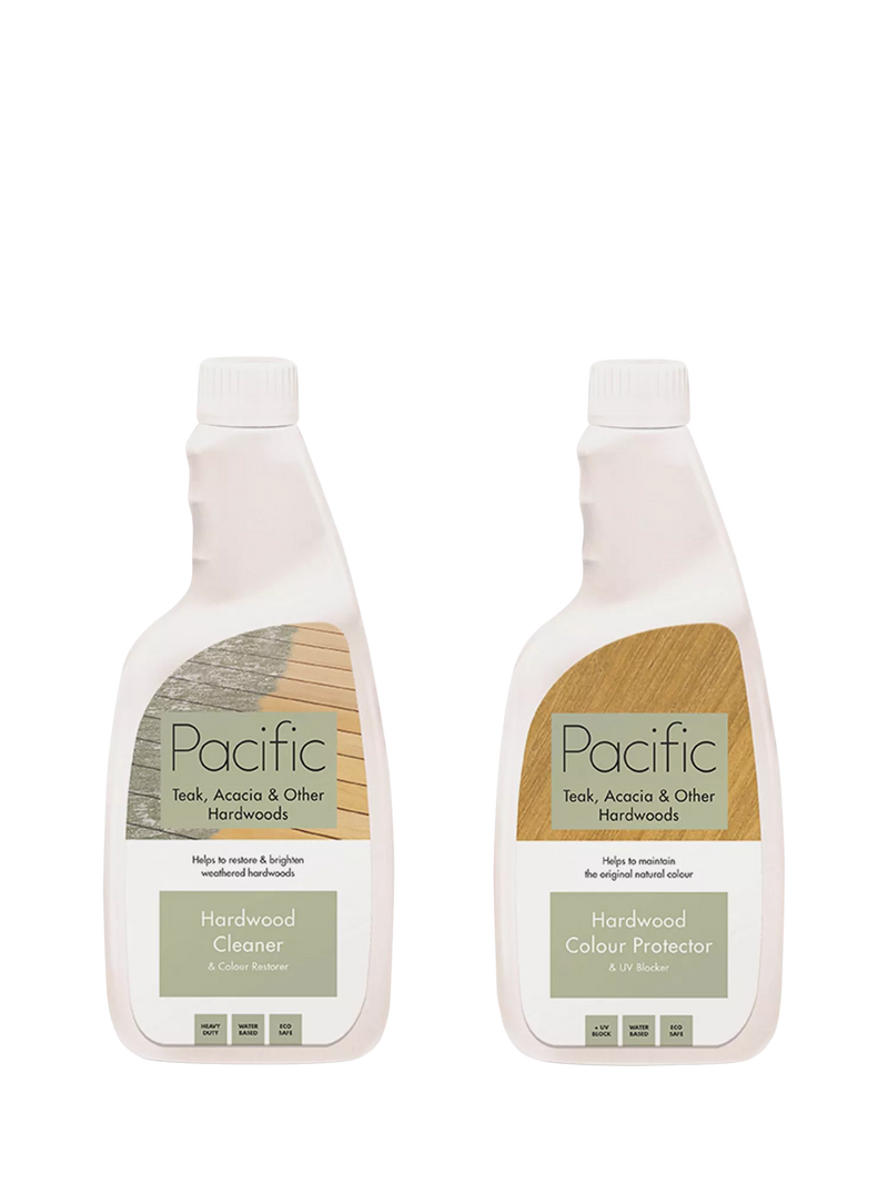 Pacific Hardwood Cleaner and Colour Protector 2x750ml (British brand)