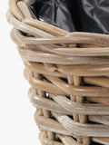 Pacific Kubu rattan basket planter medium, imported from the UK