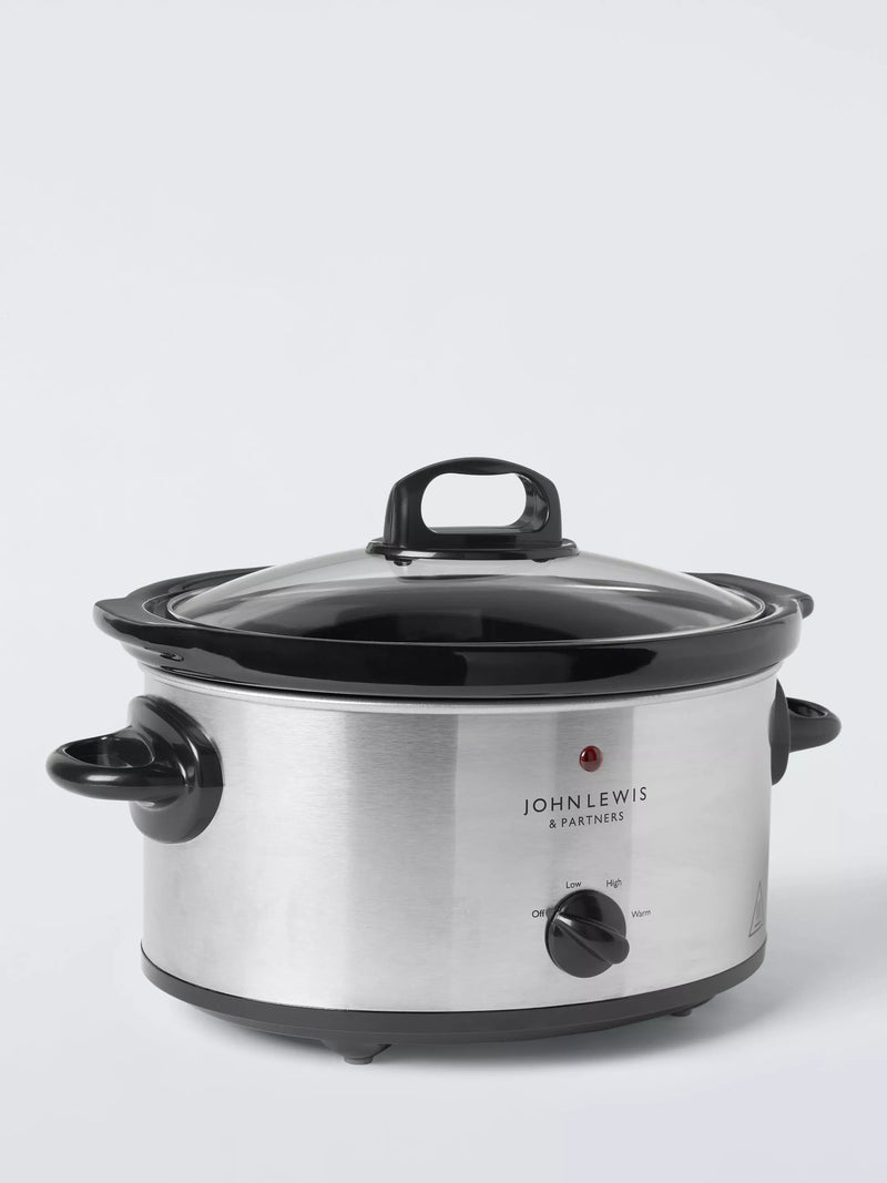 John Lewis Oval Ceramic Slow Cooker 3.3L - British product