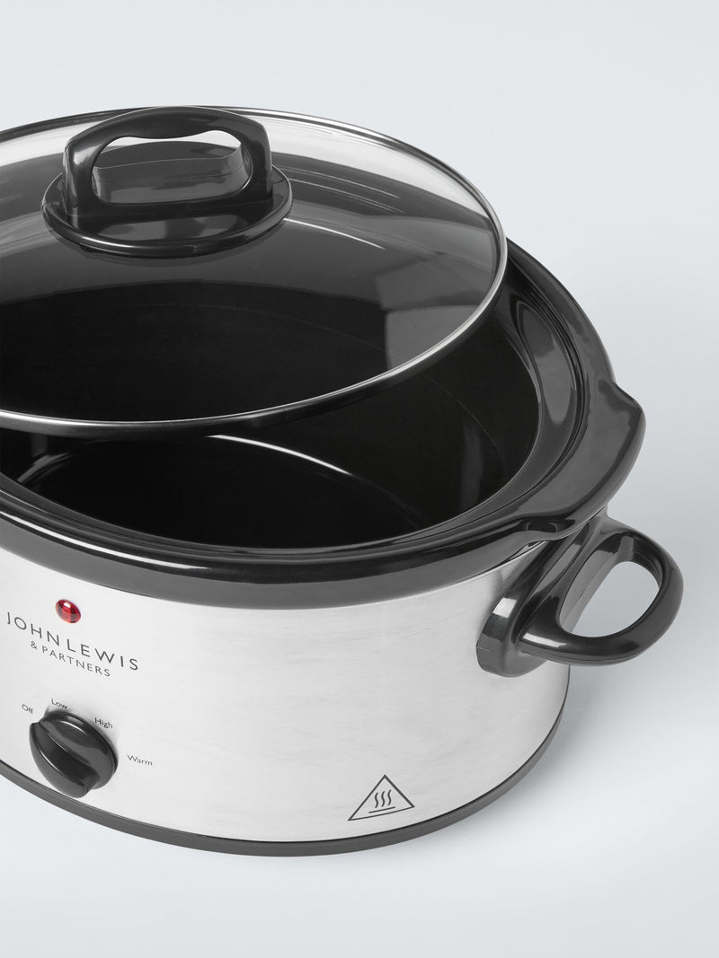 John Lewis Oval Ceramic Slow Cooker 3.3L - British product