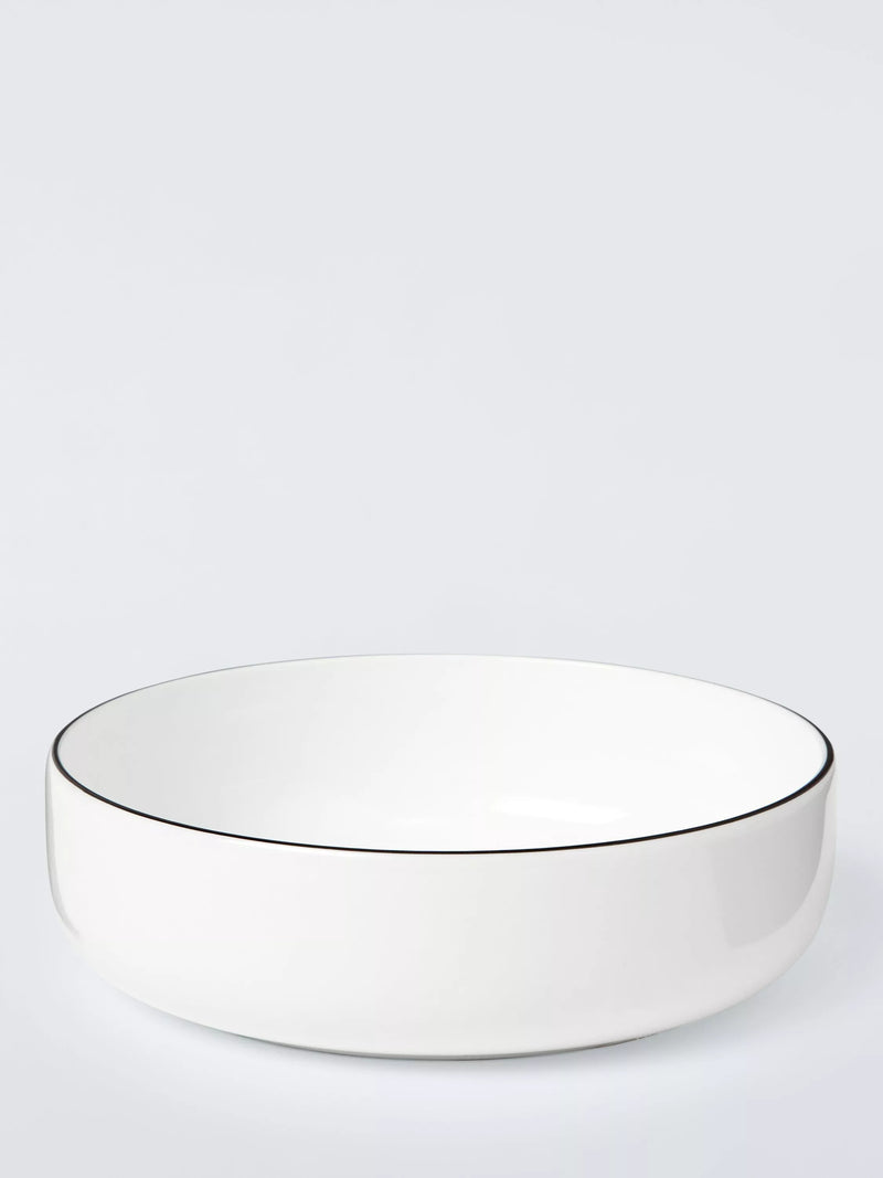 John Lewis Oslo black rim cereal bowl 15cm, UK version