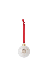 John Lewis Wrendale Designs Baby Owl Baby's First Christmas 2025 Bone China Bauble- Buy online at McGrocer