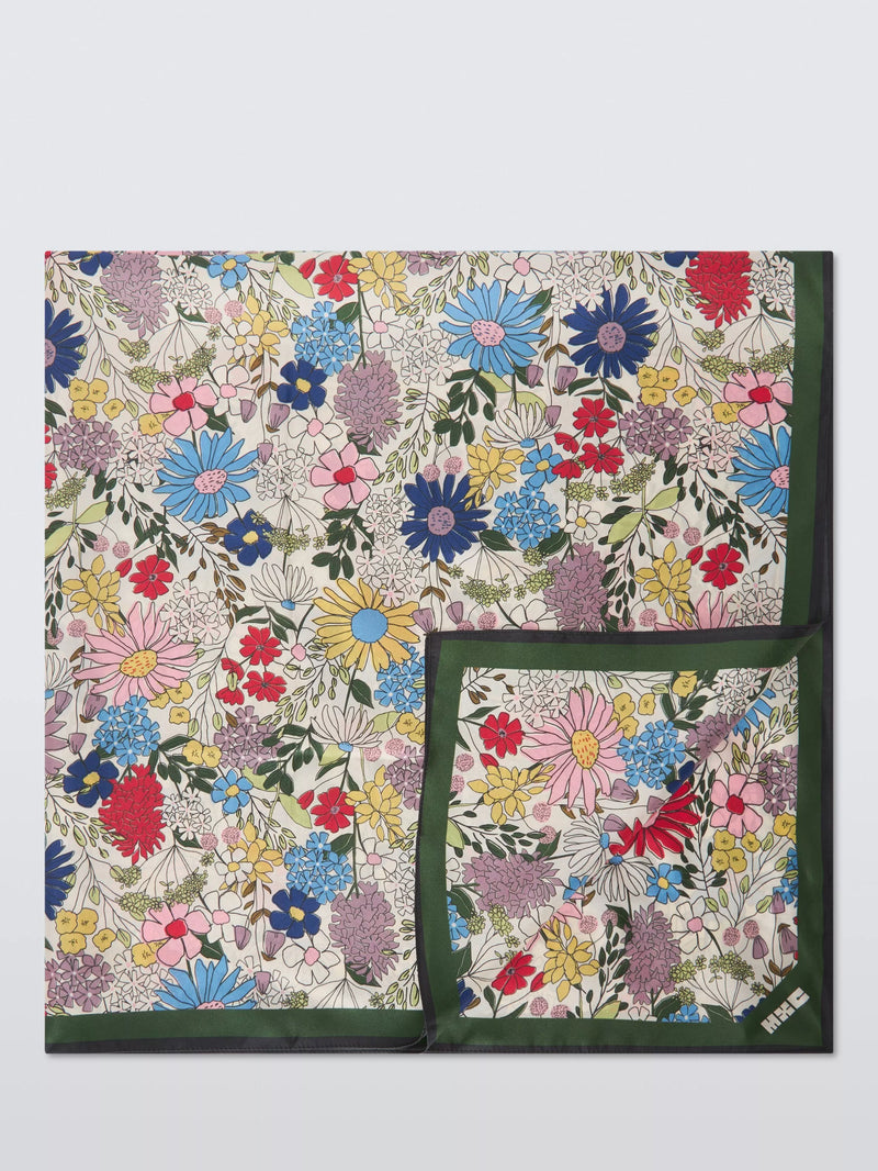 John Lewis wildflowers silk scarf 90cm (British brand)