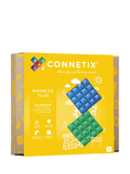 Connetix Rainbow Base Plate pack of 2 magnetic tiles, imported from the UK