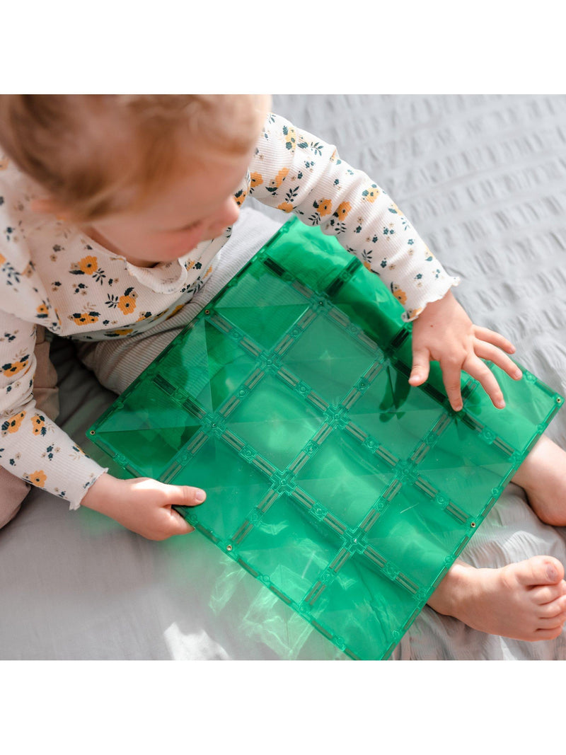 Connetix Rainbow Base Plate pack of 2 magnetic tiles, imported from the UK