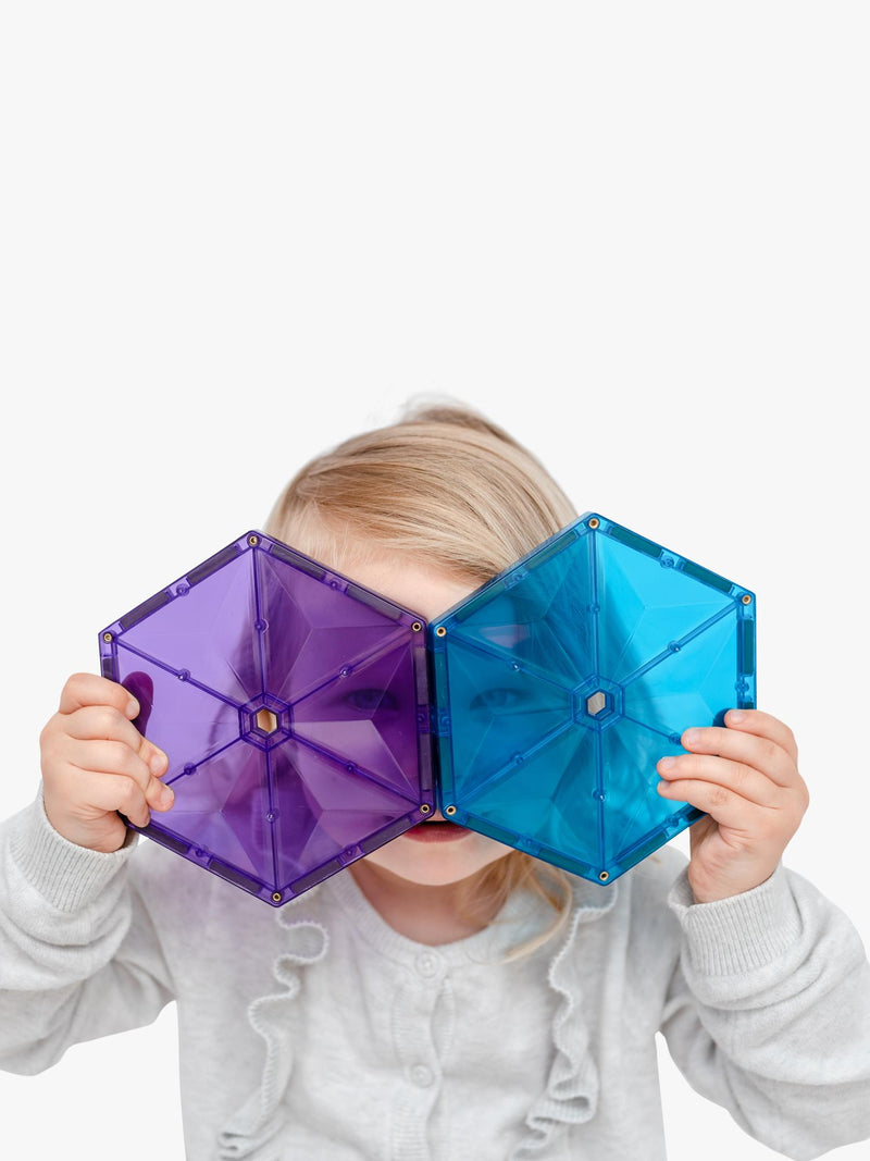 Connetix rainbow geometry tiles pack of 30, UK version