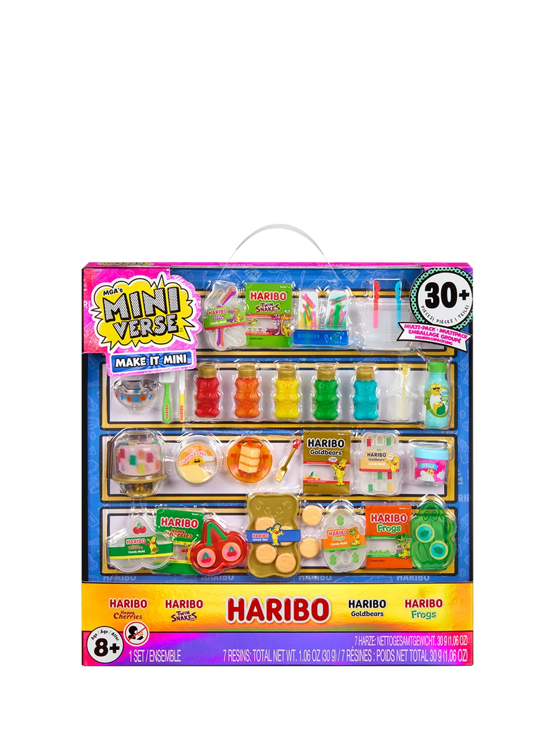 MGA's Miniverse HARIBO Multipack craft kit, UK version