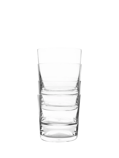 John Lewis Jamie Oliver Big Love Glass Tumblers Set of 4 320ml Clear- Buy online at McGrocer