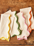 Jamie Oliver scallop edge napkins set of 4 - British product