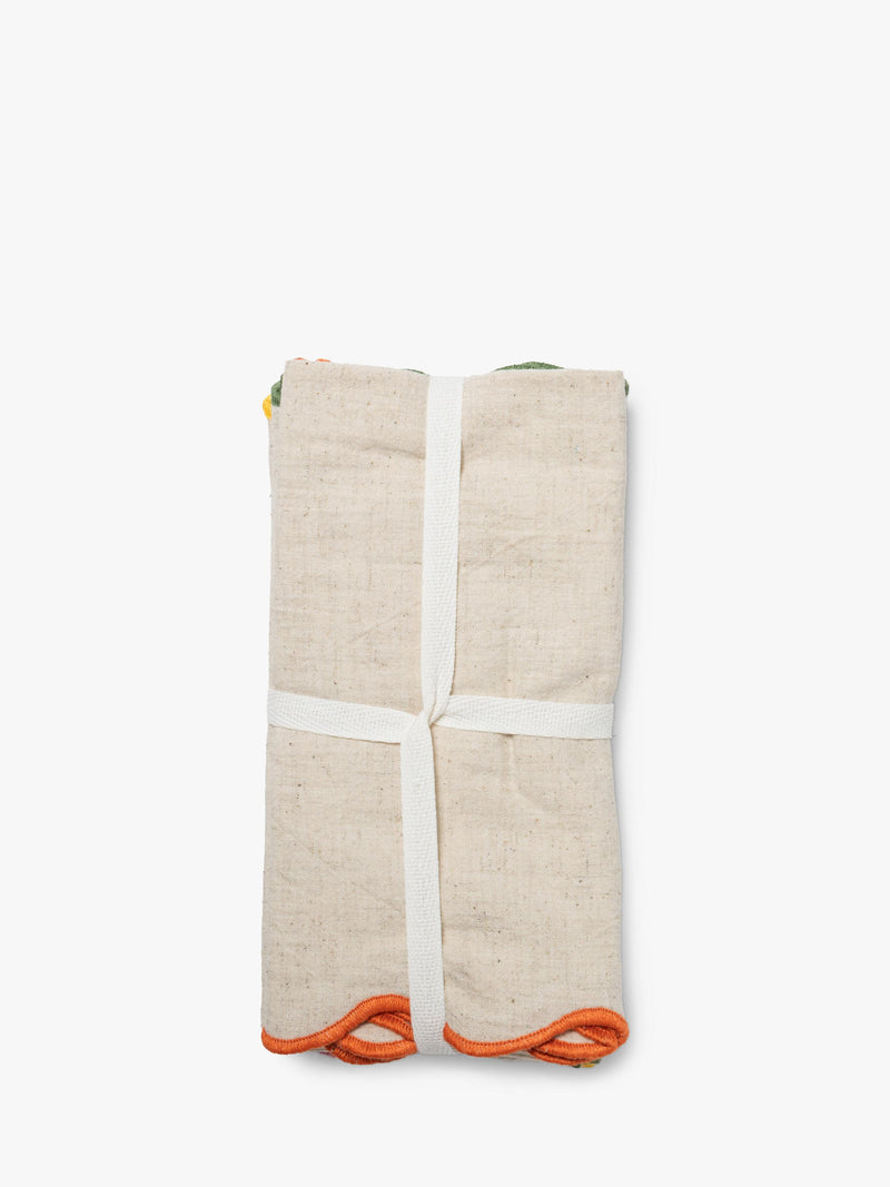 Jamie Oliver scallop edge napkins set of 4 - British product
