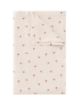 John Lewis Piglet in Bed Posy Bud Floral Linen Cotton Blend Rectangular Tablecloth, Pearl, 310 x 180cm- Buy online at McGrocer