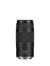 John Lewis Canon RF 75-300mm F4-5.6 Telephoto Zoom Lens, Black- Buy online at McGrocer
