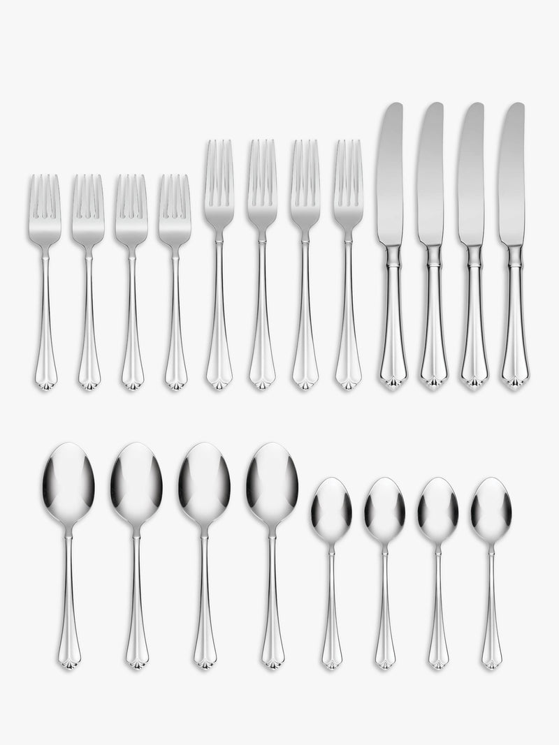 Oneida Julliard 20-piece stainless steel cutlery set (British brand)