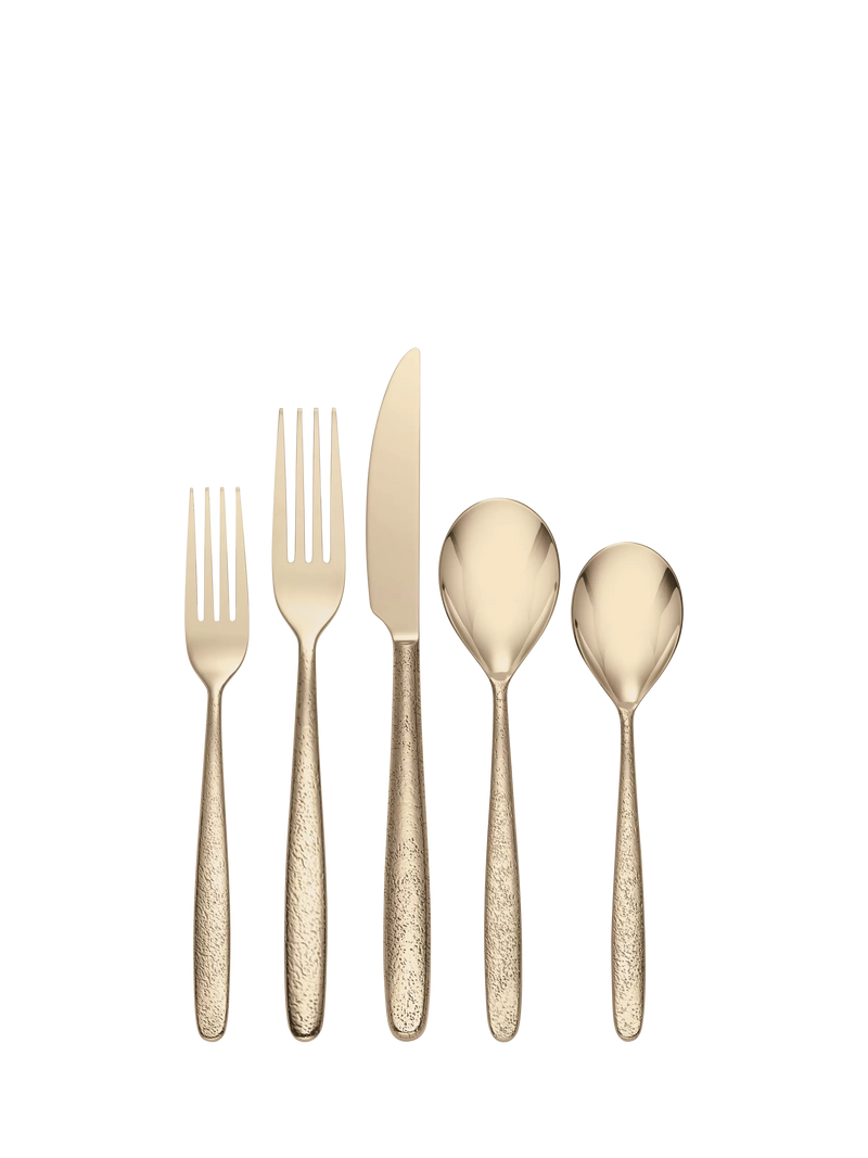Oneida cutlery set Storm champagne 20 piece (British brand)
