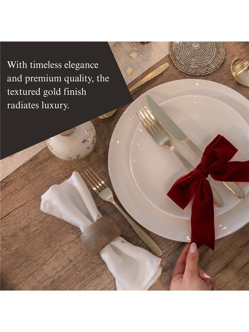 Oneida cutlery set Storm champagne 20 piece (British brand)