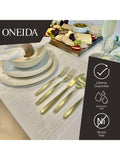 Oneida cutlery set Storm champagne 20 piece (British brand)