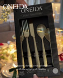 Oneida cutlery set Storm champagne 20 piece (British brand)