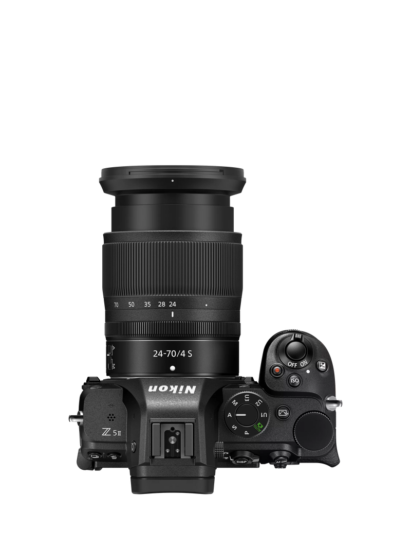 Nikon Z5 II mirrorless camera with 24-70mm lens, UK version
