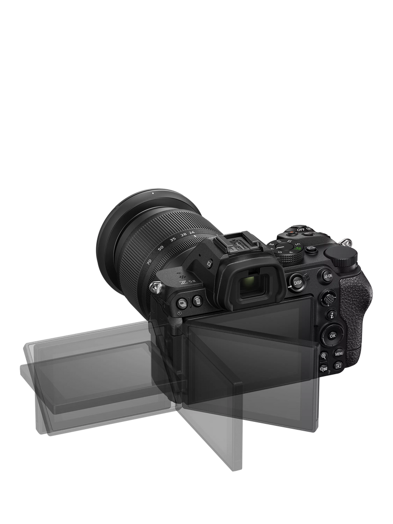 Nikon Z5 II mirrorless camera with 24-70mm lens, UK version