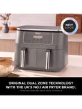 Ninja DZ300UK dual zone air fryer 7.6L grey (British brand)
