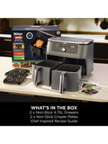 Ninja Dual Zone Air Fryer grey 9.5L, UK version