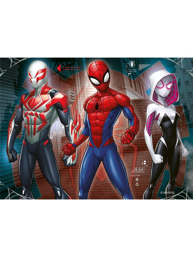 Ravensburger Spiderman 4-in-a-Box puzzle set, imported from the UK