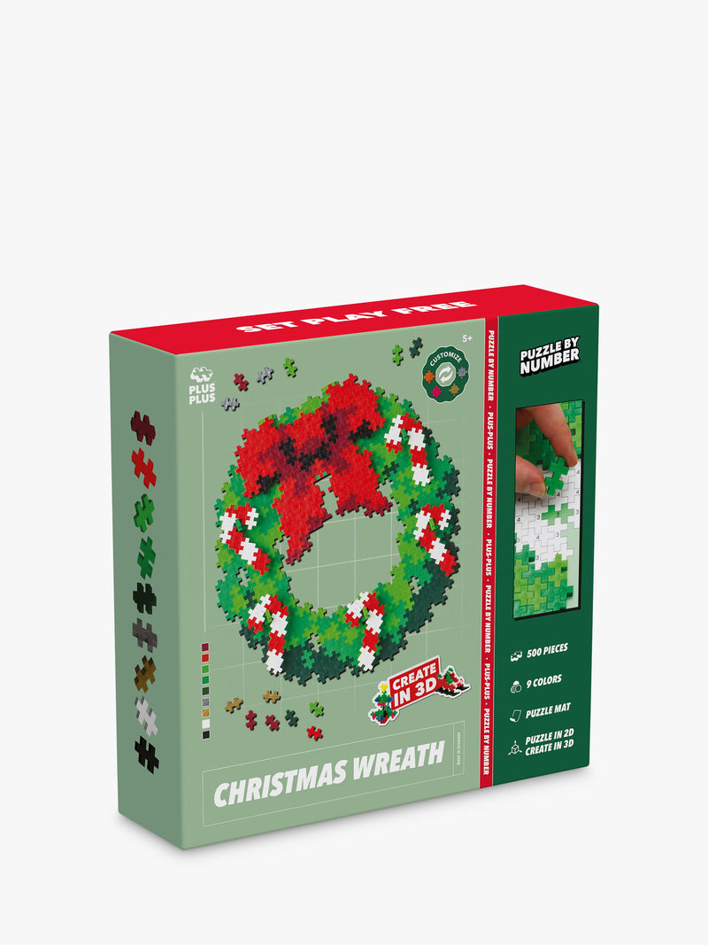 Plus-Plus puzzle Christmas Wreath 500 pieces (British brand)