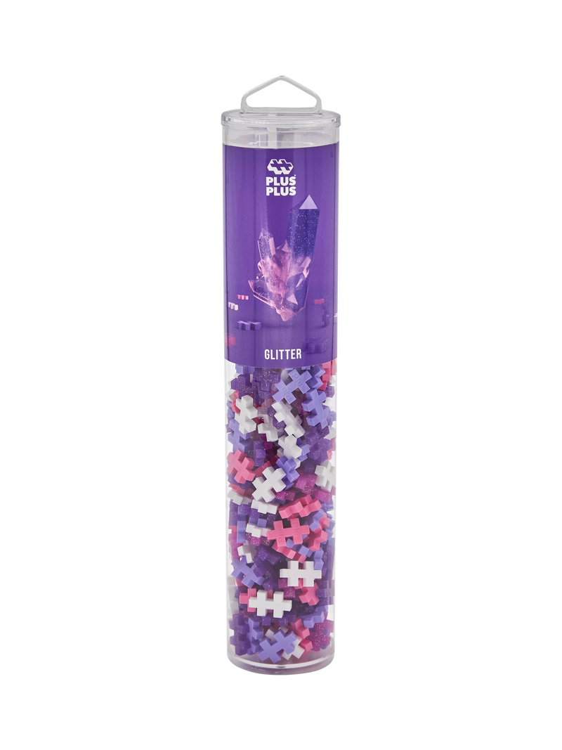 Plus-Plus glitter colour mix tube 240 pieces - British product