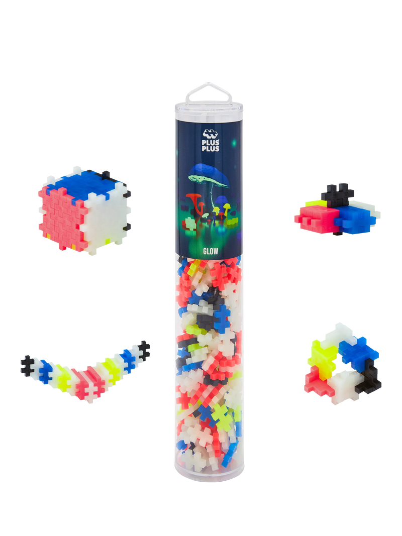 Plus-Plus Glow Colour Mix Tube 240 pieces - British product