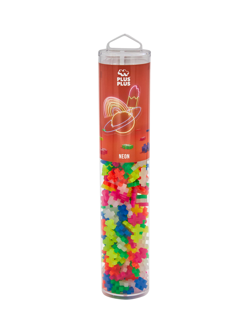 Plus-Plus Neon Colour Mix Tube 240 pieces (British brand)