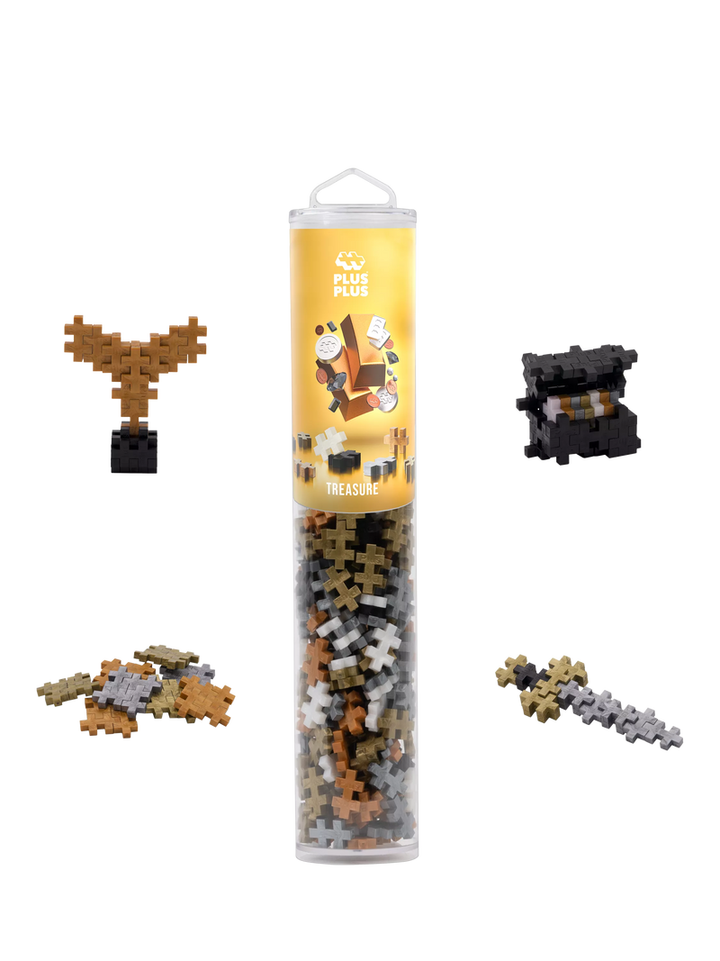 Plus-Plus Treasure Tube building toy 240 pieces (British brand)