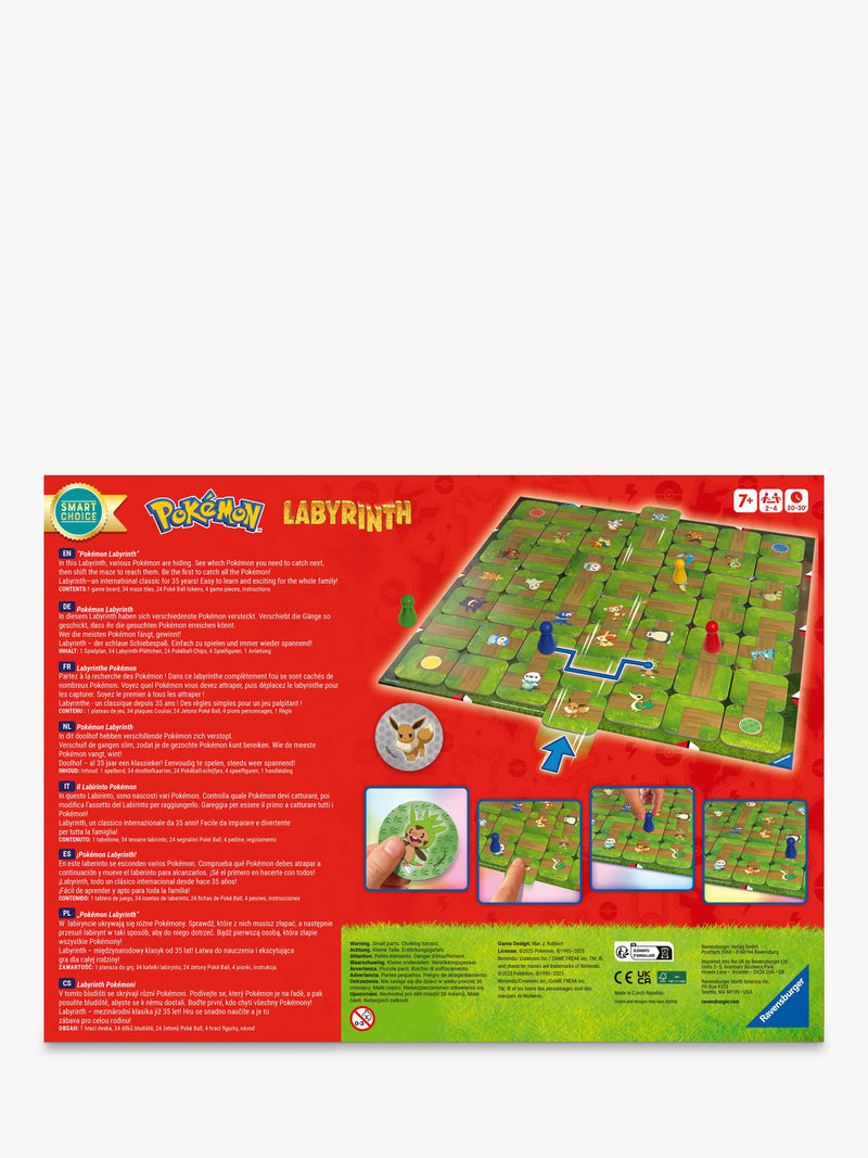 Ravensburger Pokemon Labyrinth board game - British product