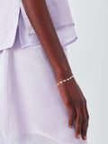 John Lewis dainty nugget adjustable silver bracelet - British product