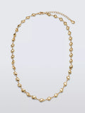 John Lewis Dainty Nugget Adjustable Gold Plated Short Necklace 42cm