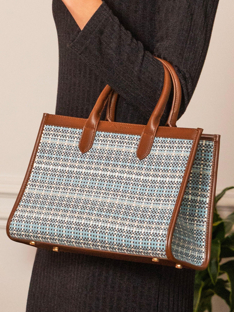 Alie Street Ashbourne handbag check pattern, UK version
