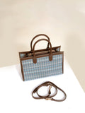 Alie Street Ashbourne handbag check pattern, UK version