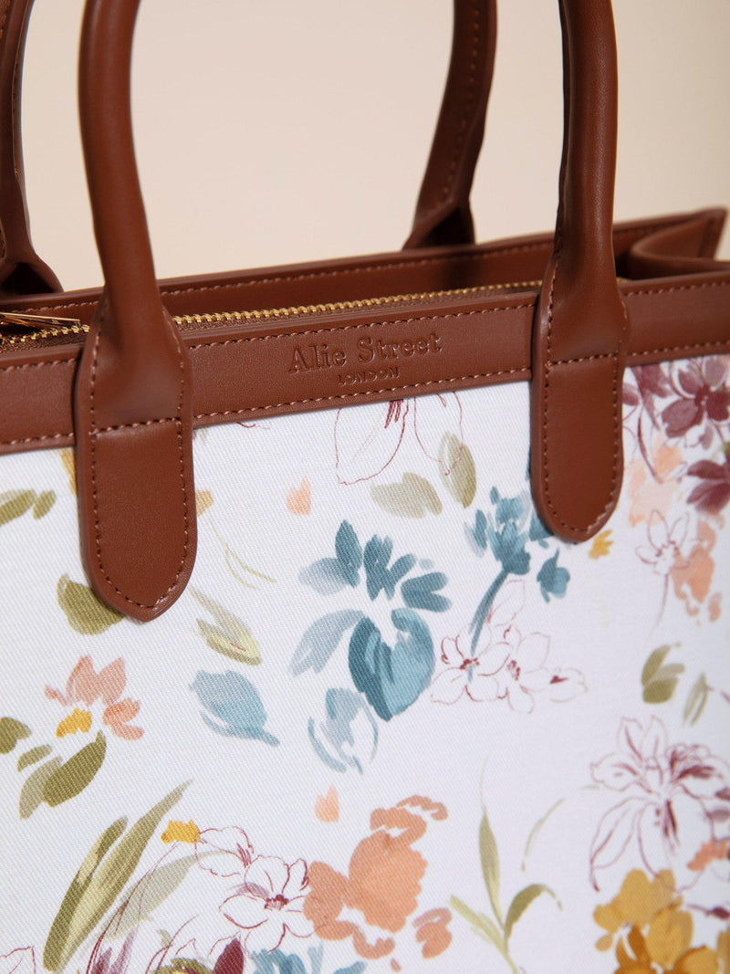 Alie Street handbag Ashbourne vintage floral print, imported from the UK