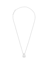 John Lewis Estella Bartlett Waterproof Teardrop Pendant, Silver, 44cm Chain- Buy online at McGrocer
