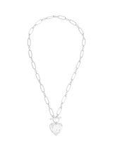 John Lewis Estella Bartlett Waterproof Oversized Molten Heart Necklace- Buy online at McGrocer