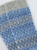 John Lewis wool blend fair isle crew socks, imported from the UK