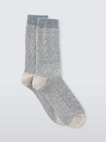 John Lewis geometric wool silk blend ankle socks (British brand)